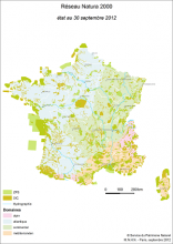 Les sites Natura 2000 en France